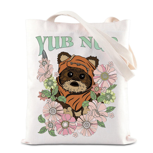 TGBJE Movie Merchandise Raccoon Quote Tote Bag Ranger Inspired Gift Cartoon Character Handle Bag