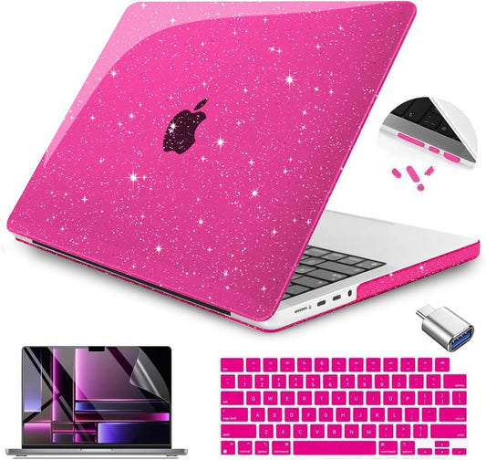 Teryeefi M5 M4 M3 M2 M1 14 inch 2026 2025 2024 2023 2021 A2918 A2992 A2779 A2442, for MacBook Pro Case fits Model