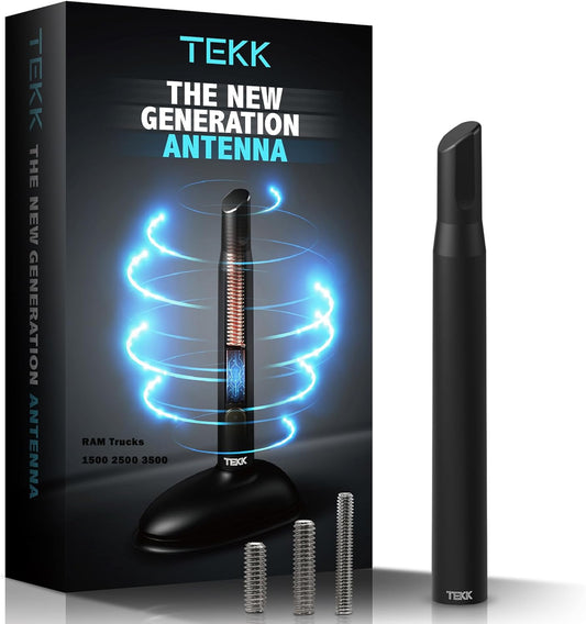 Tekk 1500/2500 3500/1994-2026 4.8 Inches Short Antenna Compatible with Dodge RAM Trucks / / Designed for Optimized