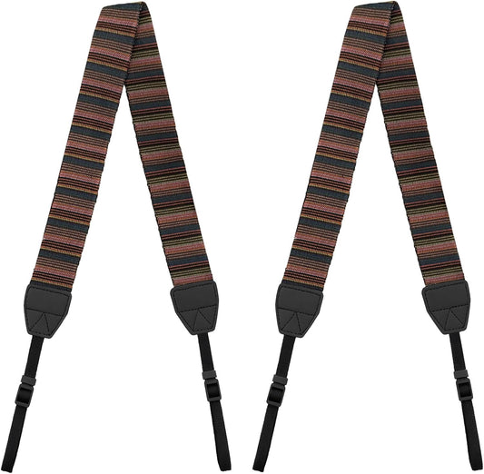 Brvlsoc Bohemian Vintage Adjustable Camera Shoulder & Neck Strap with Quick Release Harness Universal Fit for DSLR