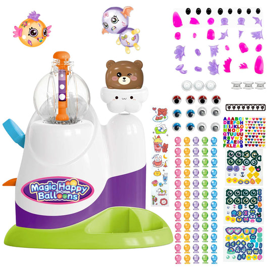 Magical Toy Gifts for Kids | Bear Pump Balloon Craft Kit with, Creative DIY Art Toys for Ages 3+, Fun Birthday & Holiday Party Supplies for Girls Boys