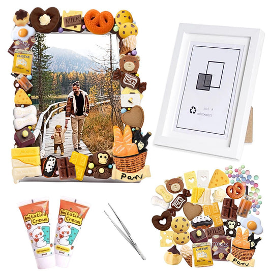 DOUXFUN DIY Picture Frame Kit - Arts and Craft Kits for kids Ages 6, 7, 8, 9, 10, 11, 12+ Teen Adult - Creative Art Toys Girls Boys Birthday Christmas Gifts 6-8, 8-12, 10-12 (Chocolate)
