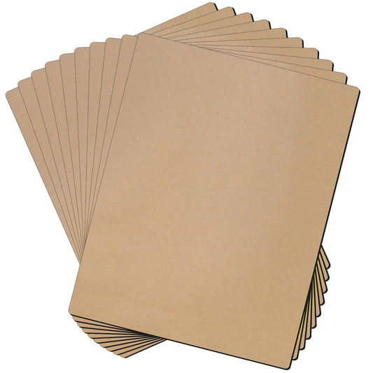 LLPT Adhesive Magnetic Sheet 11 x 14 Inch 10 Pack Flexible Refrigerator Magnet Sheet Sticky Magnetic Paper for Photos Images Educational DIY Craft Paper (MSA111410)