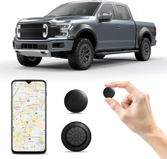 wuaerdy Mini GPS Tracker for Vehicles (Universally for Android & iOS), Hidden Car Location Tracker w/Magnetic Case