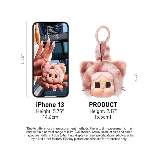 POP MART Crybaby Wild but Cutie Series - Vinyl Plush Pendant Blind Box, Random Design Action Figures Collectible Toys Decorations, Holiday Birthday Gifts for Girls and Boys, Whole Set