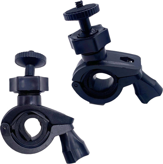 ThtRht 2 Pack 1/4" Insta360 Bike Camera Mount with Screw Handlebar Super Clamp Action Camera Mount for GoPro AKASO DJI