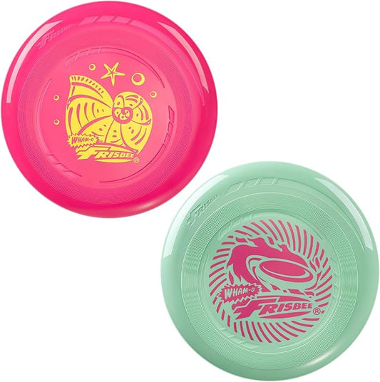 Wham-O Frisbee Go Flying Disc, 9 Inch Lightweight Sports Disc for Beginners Outdoor Beach Backyard Lawn Park Camping Family Activity Game - 70g