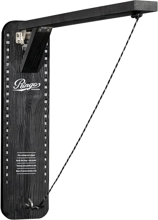 Ringo Outdoor Premium Hook and Ring Game. Fully Assembled and Mounts in 90 Seconds, Lifetime Warrantee. Made for Outdoors!