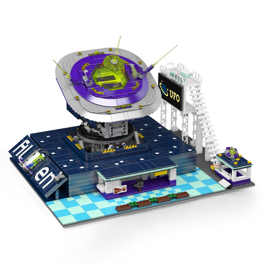 Mould King Spaceship Building Sets, Flying Object Model Kit, Collectible Home Decoration Building Set, Creative Play Space Toy Gift for Teens Adults(2053 PCS)