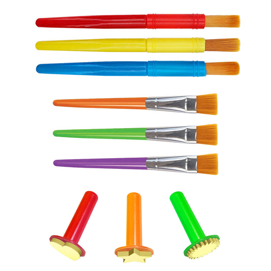 Creative Accessories Set - The Kind Mind Company™ Adaptive Art, Accessibility Aid for Kids & Adults, for Painting, Drawing, Arts & Crafts - 9 pcs