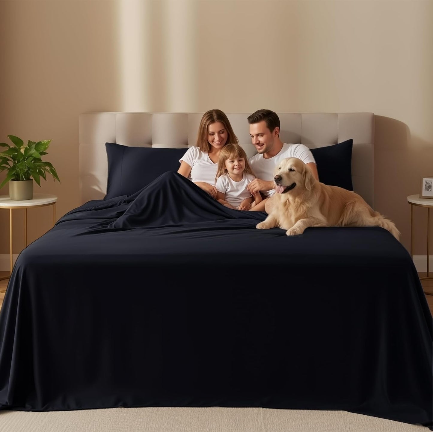 Utopia Bedding Twin Sheet Set - Soft & Breathable Microfiber 3-Piece Bed Sheets | Oeko-Tex Certified (Black)