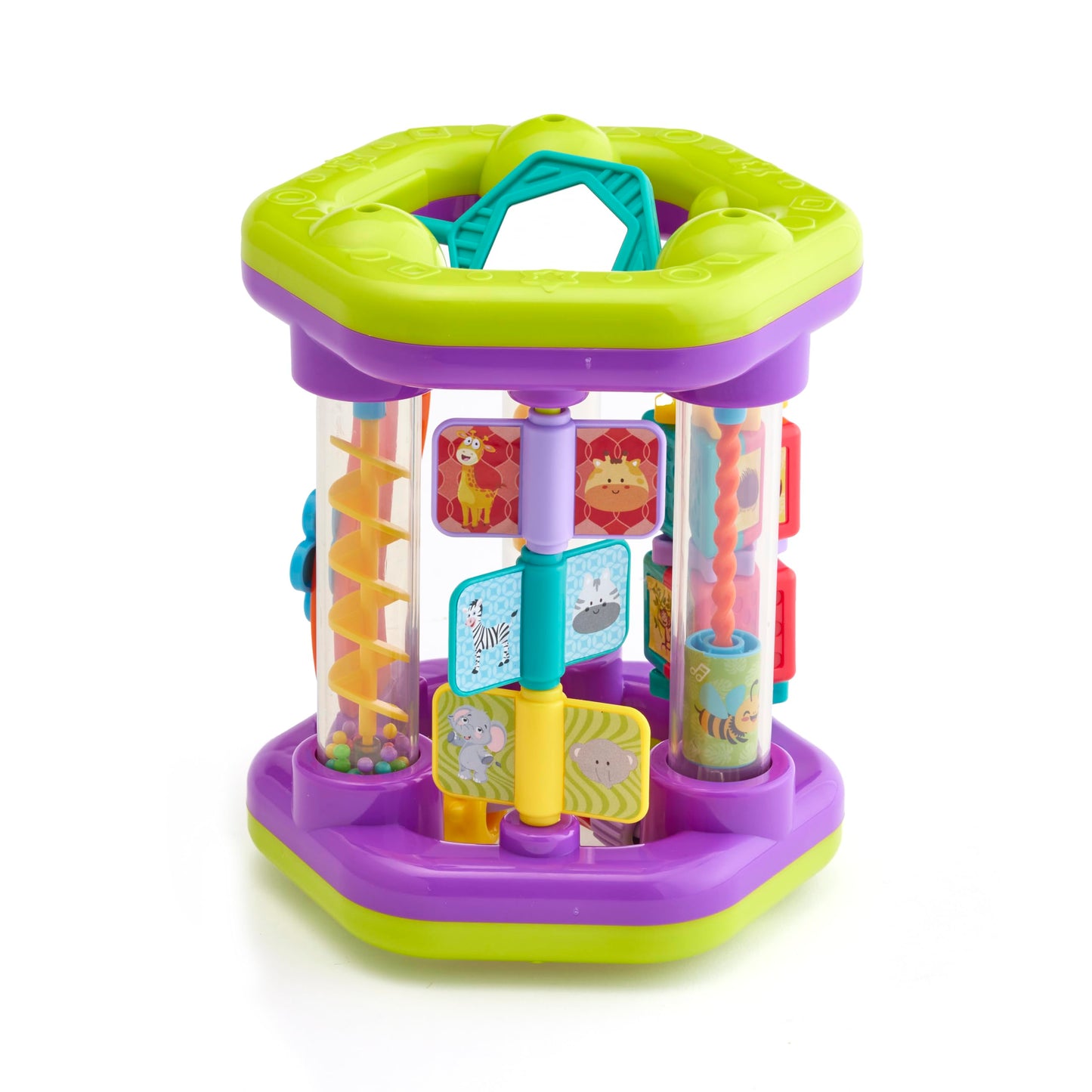 Kidoozie Flip 'n Roll Hexagon Ages 6 Month + Infant Toddler Learning Toy