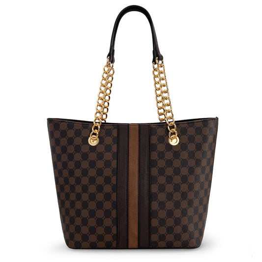 Montana West Tote Bag for Women Chain Top-handle Satchel Handbags Ladies Purses Shoulder Bags MWC-HB-0391D-CF