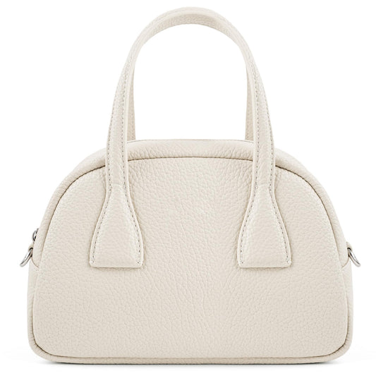 Goinsound Mini Dome Top Handle Bag for Women, Pebbled Vegan Leather Crossbody Purse with Adjustable Strap, Trendy Small Handbag