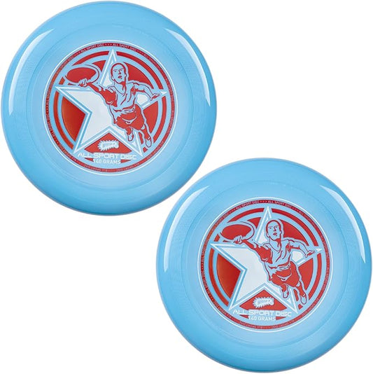 Wham-O Frisbee All Sport Flying Disc 140g, 9.85 Inch, Durable Sports Disc with Non-Slip Grip for Outdoor Beach Backyard Games,Team Sports and Family Fun