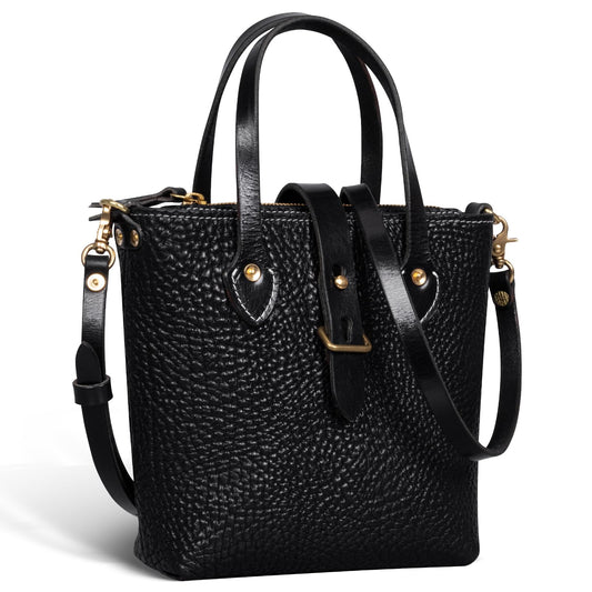 une diffe Genuine Leather Cross Body Bag, Full Grain Buffalo Leather, Handmade Bucket Bag with Adjustable Strap and Zipper, Vintahe Handbag for Women