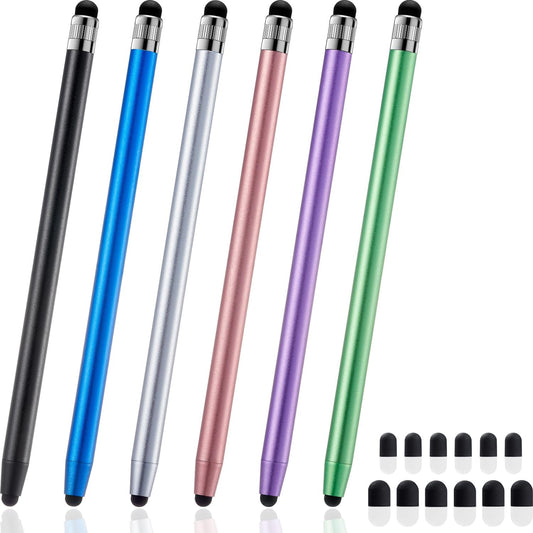 ChaoQ 6pcs Stylus Pen for Touchscreen, High Sensitivity and Precision Stylus Pen for iPad iPhone Android Suitable
