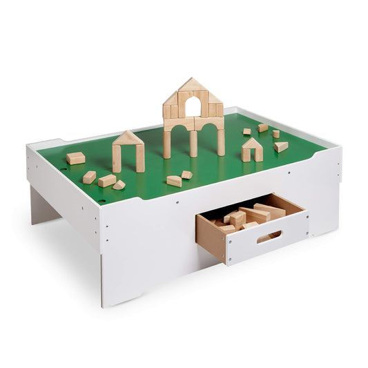 Melissa & Doug Deluxe Wooden Multi-Activity Play Table for Playroom