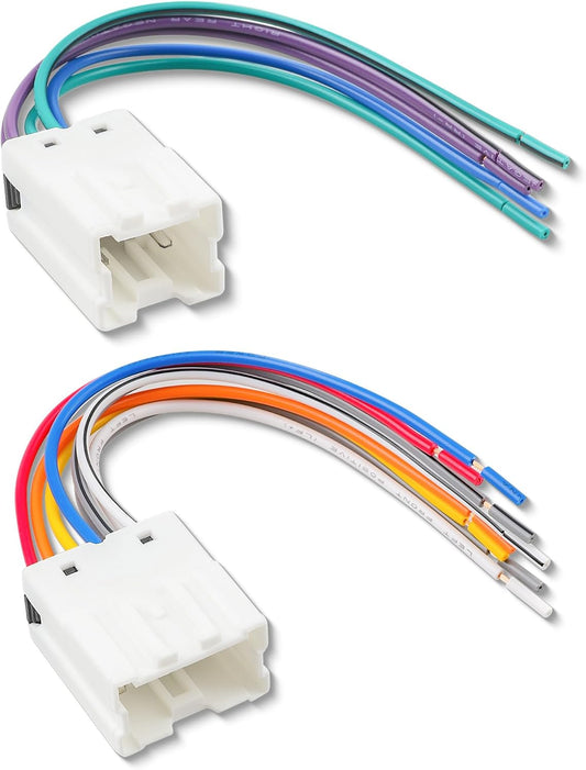 1995-2008, 1990-2008 RED WOLF Radio Install Wiring Harness for Nissan Infiniti Replacement for Aftermarket