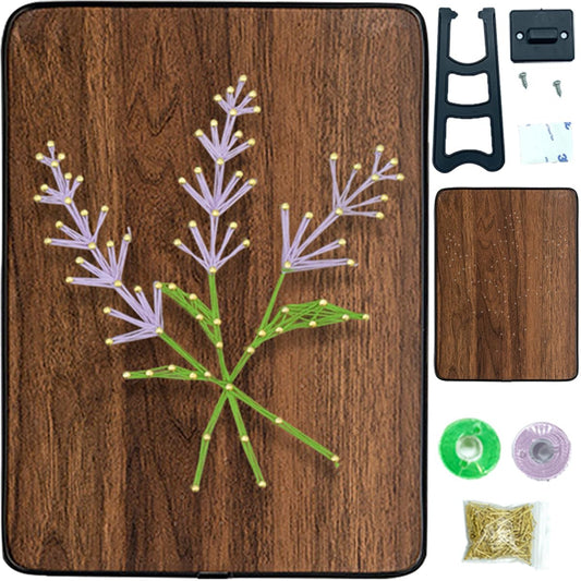 BAZIMA DIY String Art Kit for Beginner, DIY Lavender Craft Kit,Unique Gift,Craft Kit for Holidays