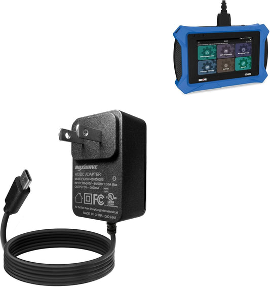 BoxWave SDS50 (5 (15W), 3ft Charger Compatible with Innova SDS Tech Level Diagnostic in) - Wall Charger Direct Rapid