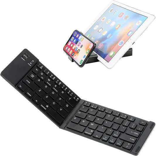 Tek Styz 425 Wireless Bluetooth Keyboard Compatible with Spice Mobile X-Life Built-in Phone Holder/Stand-Ultra Slim