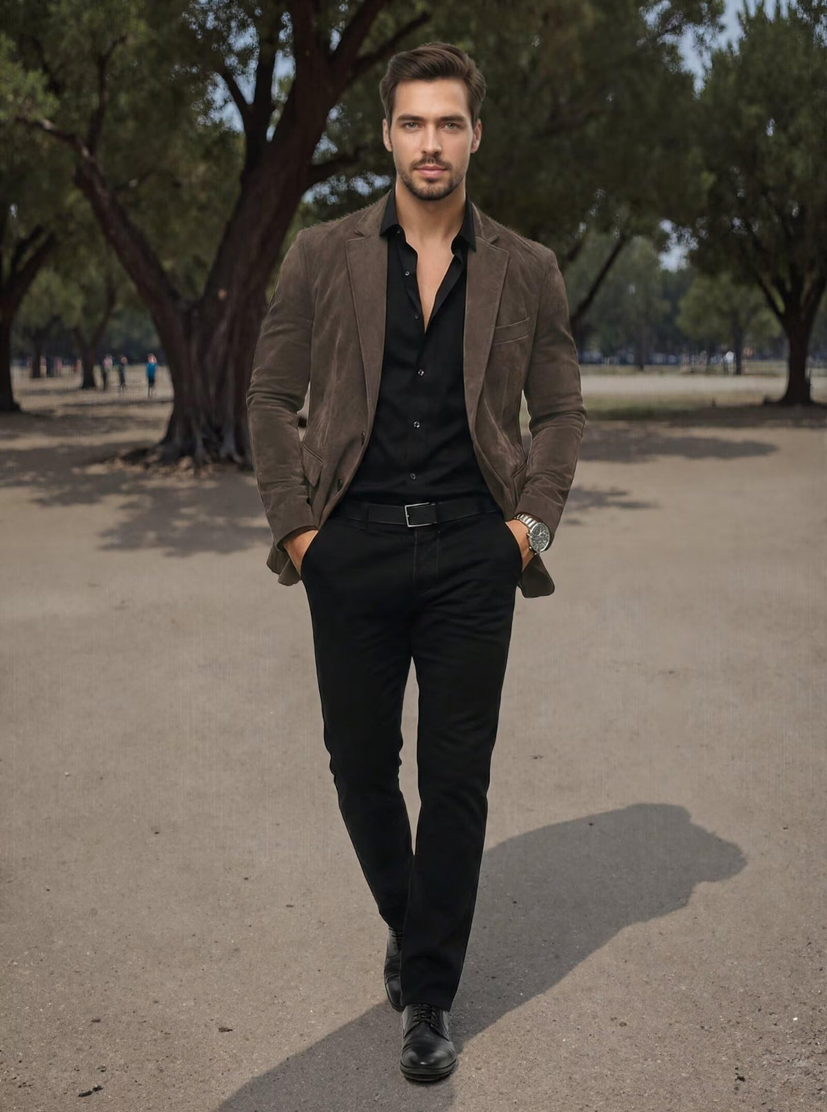 Suede Blazer for Men Grape Retro Mens Blazer Suede Suit Jacket for Mens Jacket Men Casual Blazers Faux Leather Business Wedding Prom XXL