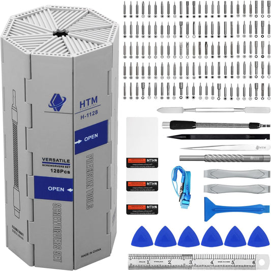 142 1 Set (H1128) HengTianMei in Precision Screwdriver Professional Magnetic Repair Tool Kit for Computer, Laptop