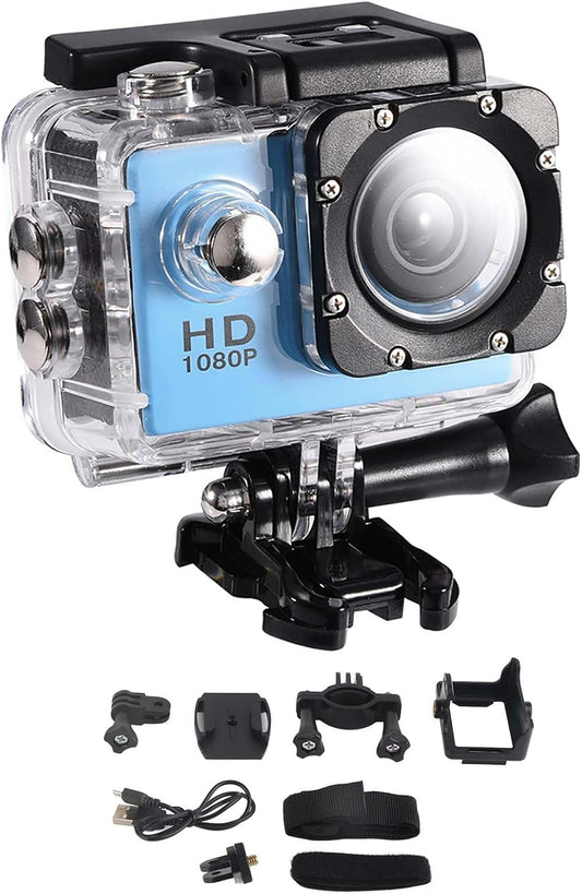 Zerone HD Mini Action Camera - Blue