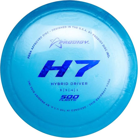 Prodigy Disc 500 H7 Fairway Driver | Understable Disc Golf Driver | Durable Plastic, Perfect for Beginners | Easy-to-Control Frisbee Golf Disc | Fairway Disc Golf Disc (170-176g) | Colors May Vary