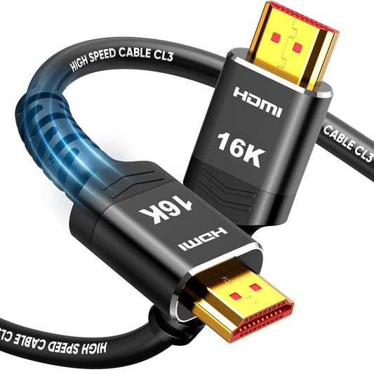 16K 10K 8K 6FT, 8K@120Hz 144Hz 2.2 96Gbps, Highwings HDMI Cable HDMI Cord Ultra High Speed Durable, Flexible