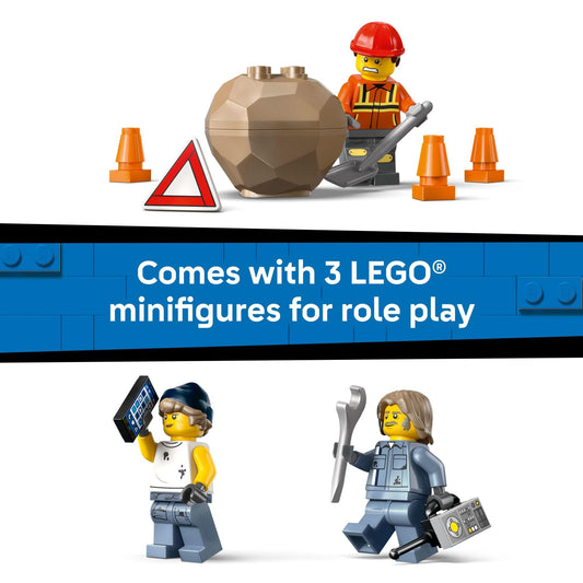 LEGO City Heavy-Duty Recovery Tow Truck with Crane Building Toy - Dump & Tow Truck Toys for Boys & Girls, Ages 8+ - Pretend Play Set for Kids - Gift Idea for Birthdays & Holidays - 60467