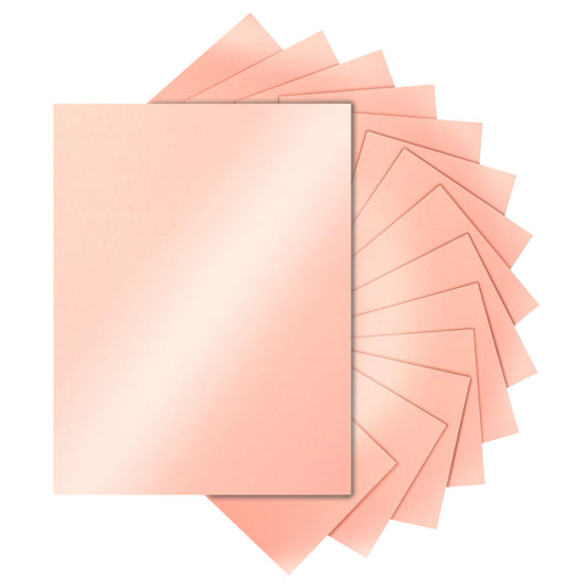 Silunkia 120 Sheets Candy Pink Shimmer Cardstock 8.5 x 11 Craft Paper, 250gsm/92lb Heavyweight Paper Card Stock for DIY Cards Making, Birthday Decorations, Invitations, Thank You Cards