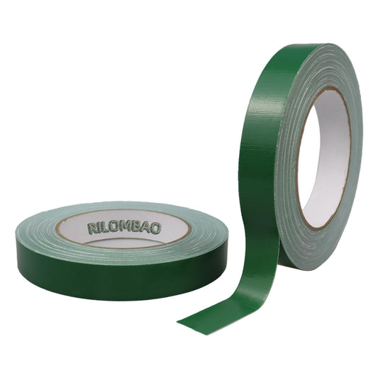 RILOMBAO 2 PCS Green Floral Tape, 0.78" Flower Stem Wrap Tapes, Waterproof Florist Tape - Multipurpose Adhesive Florist Tapes for Binding Fresh, Flower Bouquets and Floral Craft (98Ft/33Yd/Roll)