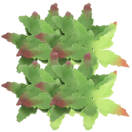 EXCEART Artificial Flower Sepals 150 Pcs DIY Calyxes for Floral Arrangements and Crafting Supplies Realistic Fabric Sepals for Wedding Decor and Handmade Flowers