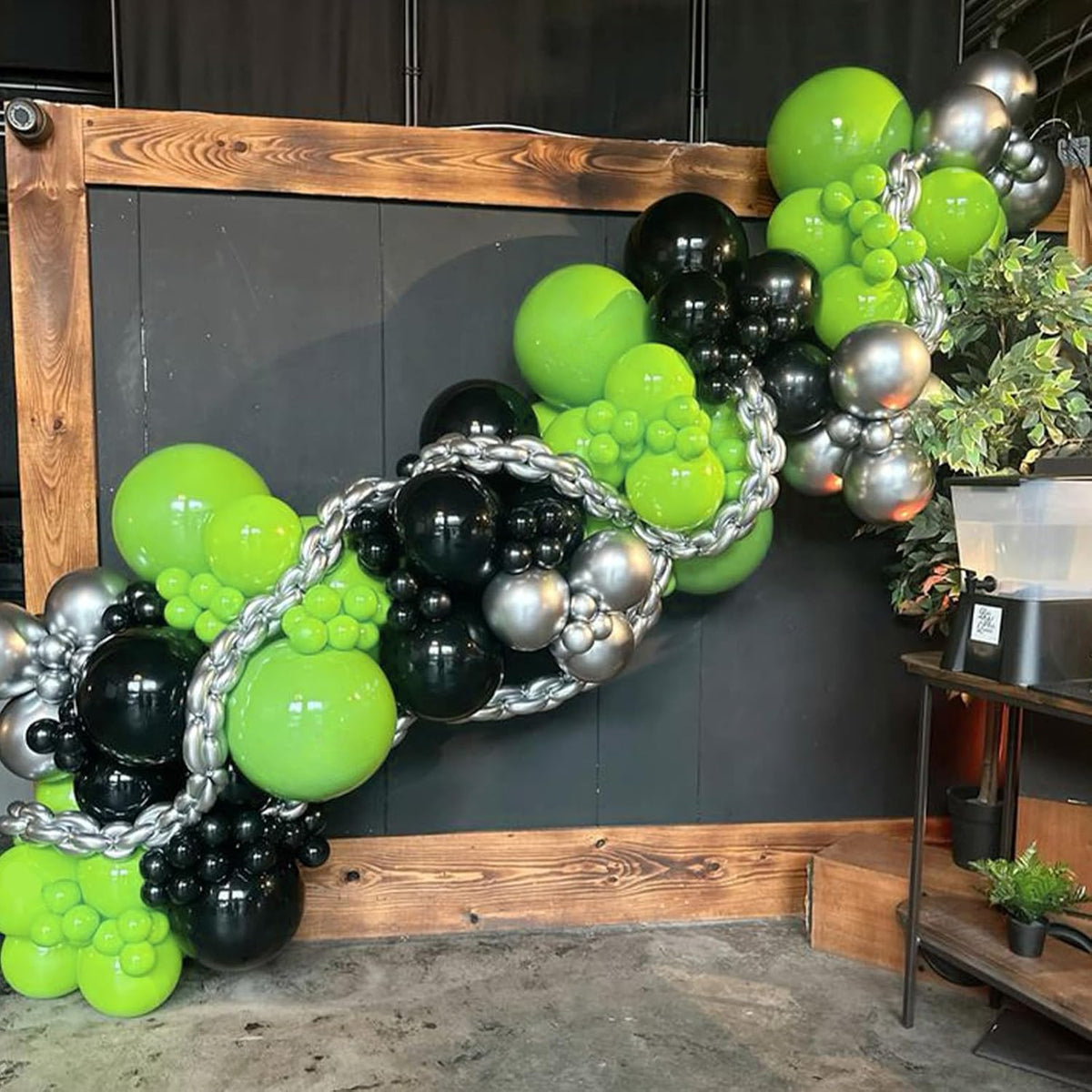 Skiennix Lime Green Balloons - 120-Piece Set for Dinosaur Baby Shower & Birthday Party Decor | 5-18 Inch Sizes