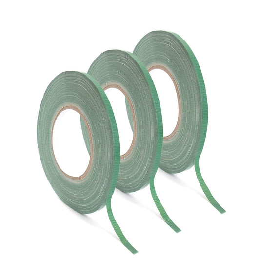 Royal Imports Floral Tape Green, Flower Stem Wrap Adhesive Waterproof Florist Tape for Decorative Bouquets Arranging and Crafts - 0.25" (60 Yd/180Ft) - 3 Rolls