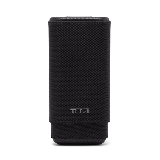 TUMI - Travel Accessories Cigar Case - Keep up to 3 Cigars Fresh - Spanish Cedarwood Interior - Black