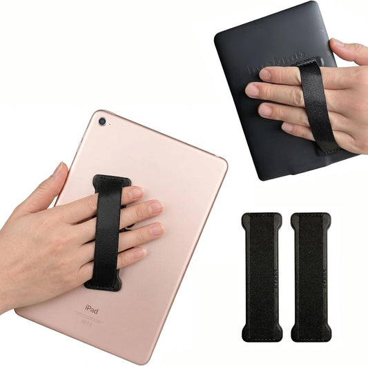 WUOJI -2PC Hand Holder Strap for ipad, Tablet Hand Holder Strap, Universal Handle Grip for iPad Kindle, Mini Tablets