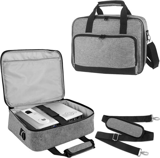 14" 11" 4" ZKOO Projector Carrying Case, Projector Bag Compatible with Most Projectors, Includes Storage Pockets