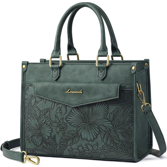 LOVEVOOK Purses and Handbags for Women, Trendy Satchel Tote Purse, PU Leather Crossbody Shoulder Bag Top Handle for Ladies