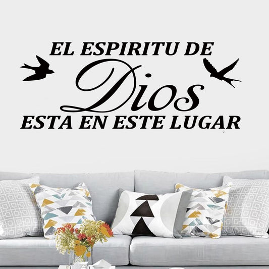 Bible Verses Wall Decals for Bedroom: Inspirational Scripture Quotes Removable Wall Stickers for Living Room - Home Christian Family Parents Vinyl