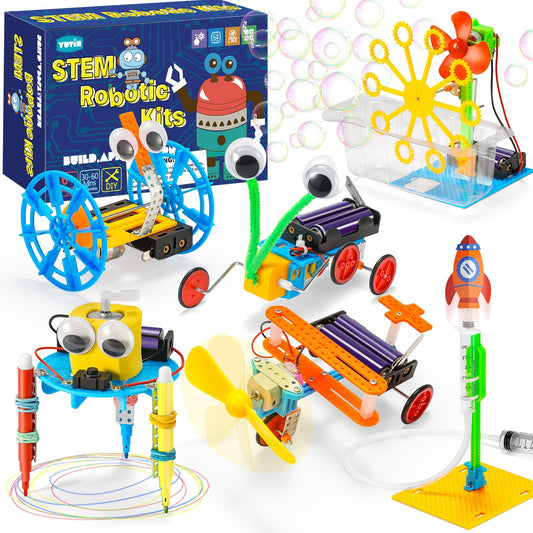 STEM Robotics Kits for Kids Age 8-12 8-10, Science Kits for Kids 8-12, STEM Toys for Boys Age 8 9 10 12 13 14 Girls Boys Birthday Gifts, Robot Building Crafts 8-12 Engineering Motor Set