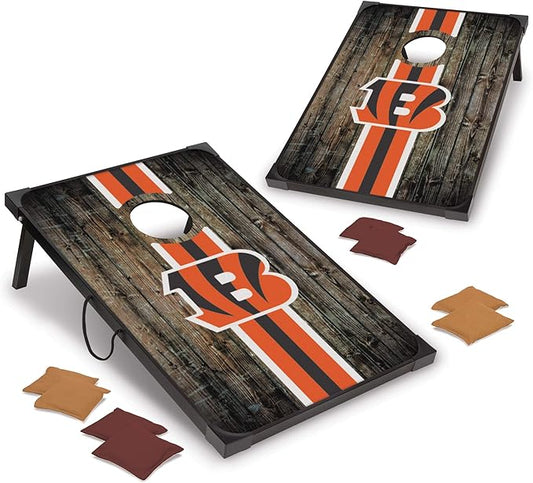 Wild Sports NFL 2' x 3' MDF Deluxe Cornhole Set - with Corners and Aprons