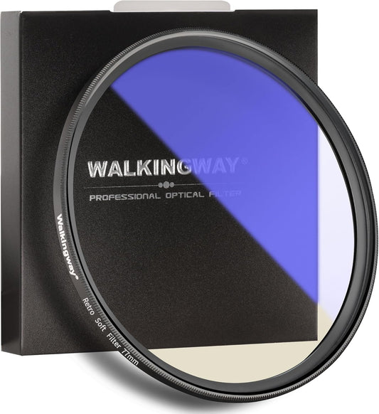 Walking Way 58mm WalkingWay Retro Soft Filter Vintage Pro-Mist Warm Diffusion Lens Filter Film Camera Effect