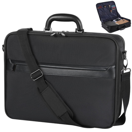 Jetviivid Laptop Briefcase for Men 15.6-16 inch Laptop Bag Lightweight Attache Case, Business Work Bag Computer Carrying Case