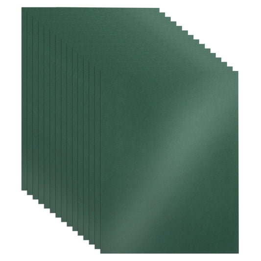 Guakicae 100 Sheets Dark Green Shimmer Cardstock 8.5 x 11 Scrapbook Paper, 92lb Premium Invitation Paper Card Stock for Wedding, Crafting, Greeting Cards, Making Cards, Birthday Decorations