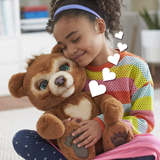 FurReal Cubby, The Curious Bear Interactive Plush Toy, Ages 4 & Up