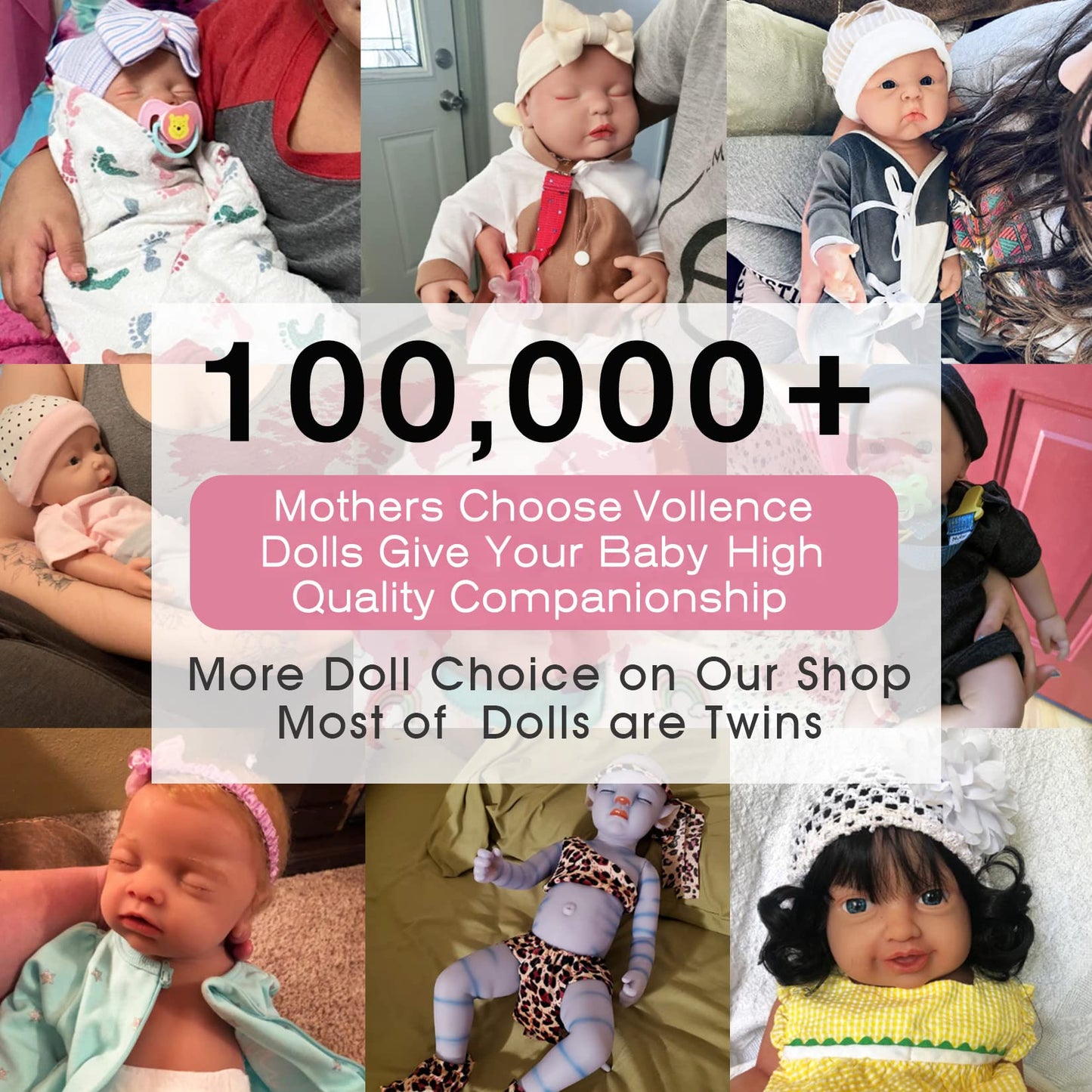 Vollence 16 inch Silicone Baby Dolls Girl Weighted 4.95 lb,[NOT Vinyl],Silicone Full Body Reborn Lifelike Realistic Newborn Real Life Soft Babies with Complete Accessories & Gift Box for Kids Age 3+