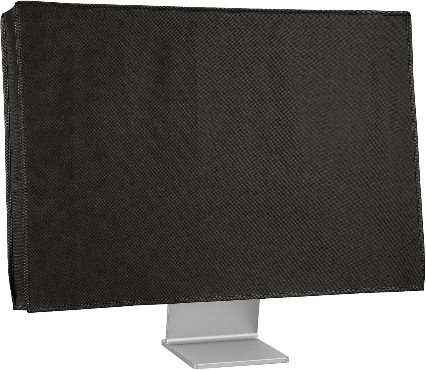 27-28" kwmobile Monitor Cover Compatible with monitor - Dust Cover Computer Screen Protector - Black